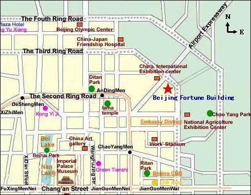 Beijing Office Map