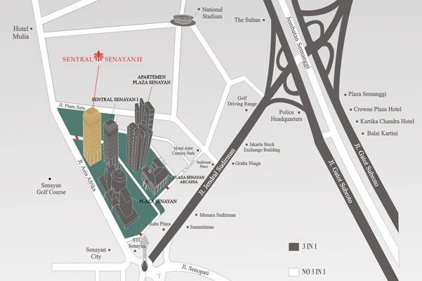 Jakarta Office Map