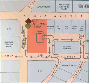 Manila Office Map