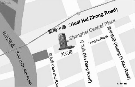 Shanghai Office Map