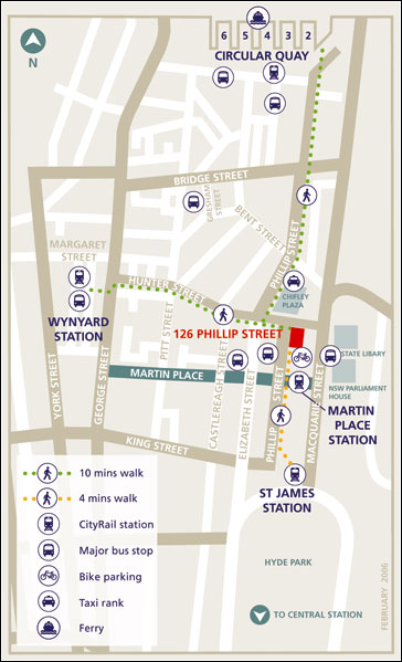 Sydney Office Map