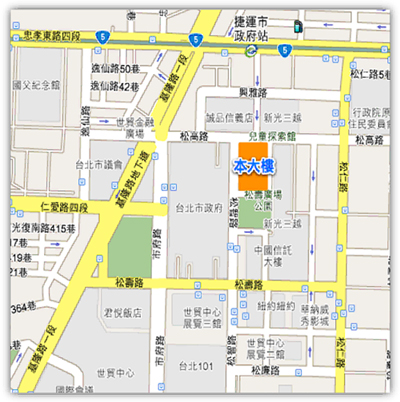 Taipei Office Map
